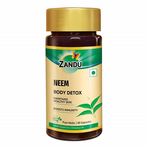 Image 1 of Pack of 1 for the product Zandu Neem Body Detox Capsules