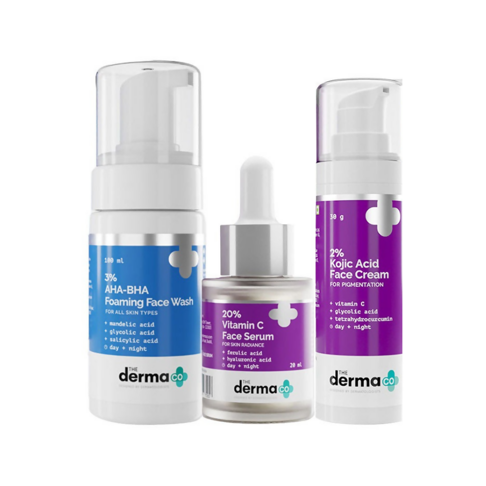 Image 1 of The Derma Co I-Beauty CSM (Cleanser, Serum, Moisturizer) For Pigmentation Combo