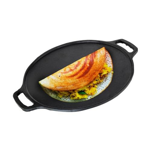 Image 1 of Saute Fry Pan for the product Prestige 30 cm Cast Iron Dosa Tawa