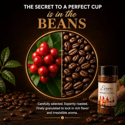 Image 2 of EVORA Greens 100gm Instant Coffee Powder | Make 50 Cups