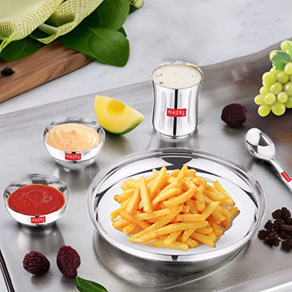 Image 2 of HAZEL Stainless Steel Dinner Set for Kids