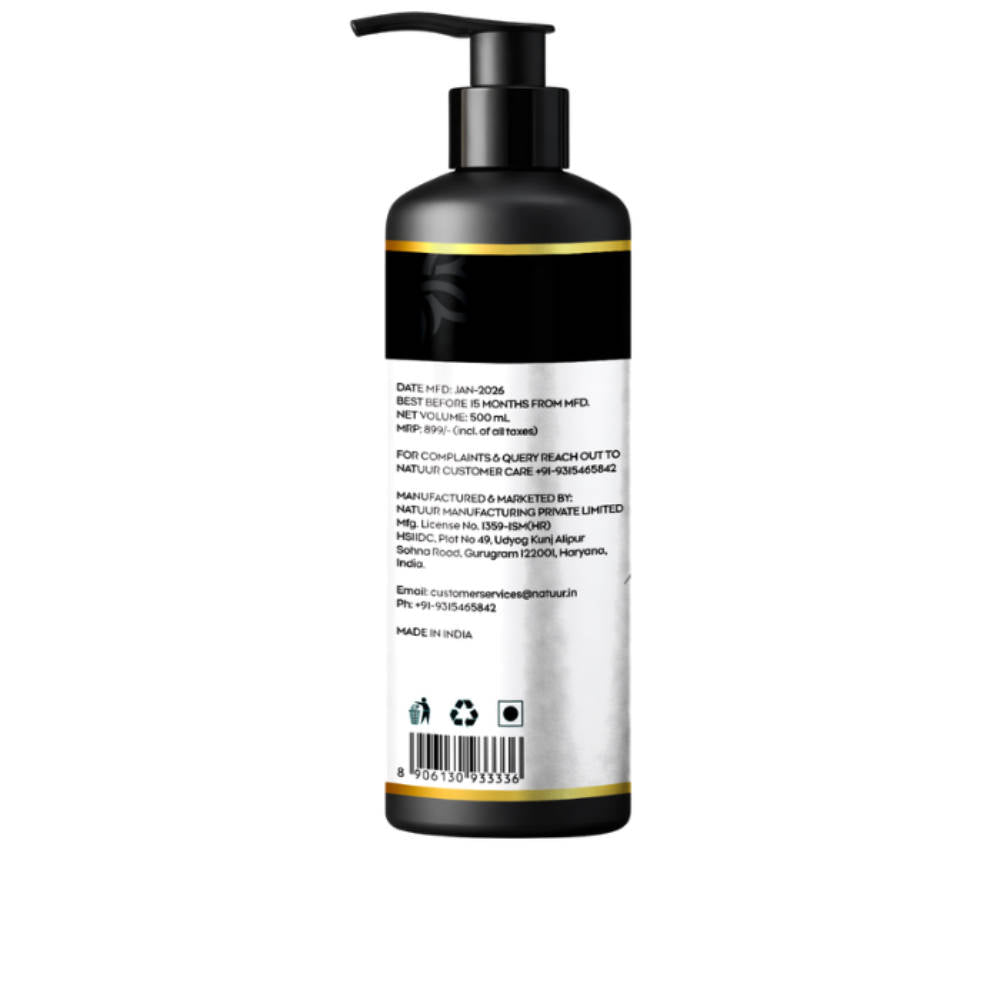 Image 5 of Natuur Black Shampoo - Amla Reetha Shikakai Bhringraj & Methidana