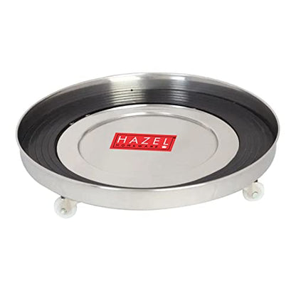 Image 6 of HAZEL Stainless Steel Gas Cylinder Trolley with Rollers - 1 Pc