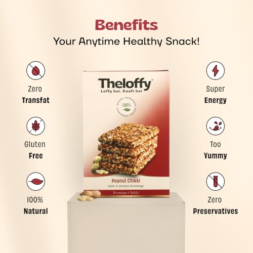 Image 5 of THELOFFY Premium Peanut Chikki with Jaggery 100G Pack Of 5