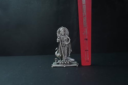 Image 4 of Dista Silvers Antique Murugan Idol Standing 137.72G