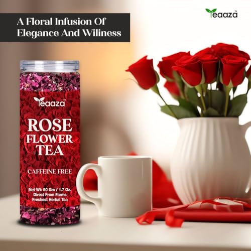 Image 6 of Teaaza Rose Flower Tea - Grade A| 50 Grams