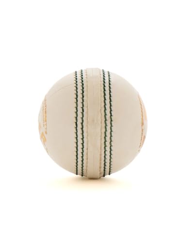 Image 5 of SG Super 50 Cricket Ball, Alum Tanned Leather, 200mm, White