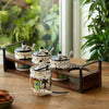 Image 1 of Default Title for the product ExclusiveLane The Hut Ceramic Pickle Jars Set of 4 280 ml