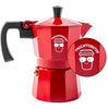 Image 1 of Default Title for the product Sipologie Roma Moka Pot Red 180 ml