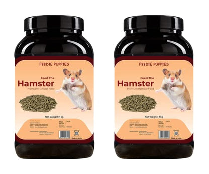 Image 2 of Container - Hamster Food, 2Kg for the product Foodie Puppies Premium Hamster Food Pellets