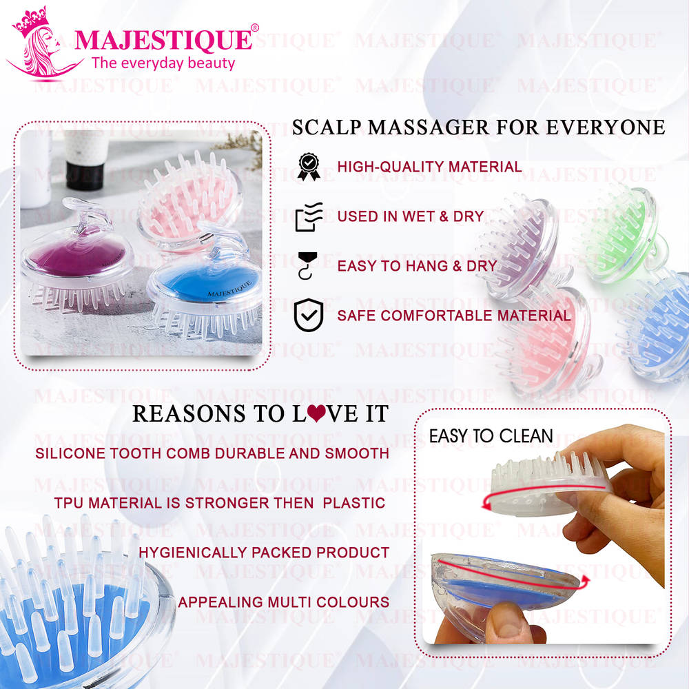 Image 4 of Majestique Bath Scalp Massager Stress & Tension Relief