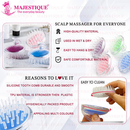 Image 4 of Majestique Bath Scalp Massager Stress & Tension Relief