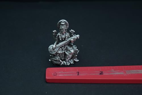 Image 4 of Dista Silvers Antique Sarawathi Idol 59.40G