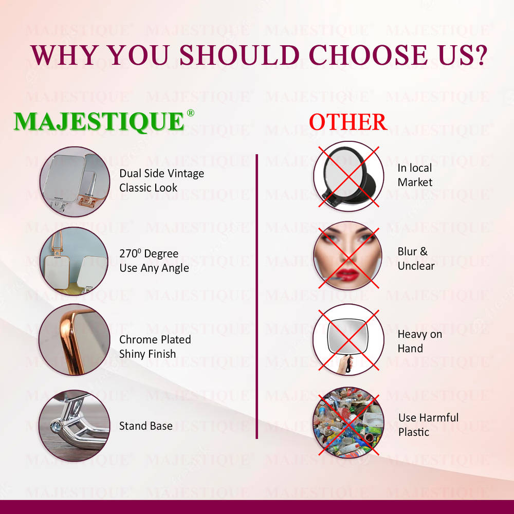 Image 4 of Majestique Handheld Makeup Mirror