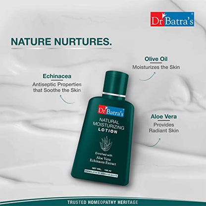 Image 4 of Dr Batra's Natural Moisturizing Lotion Enriched With Echinacea & Aloe Vera