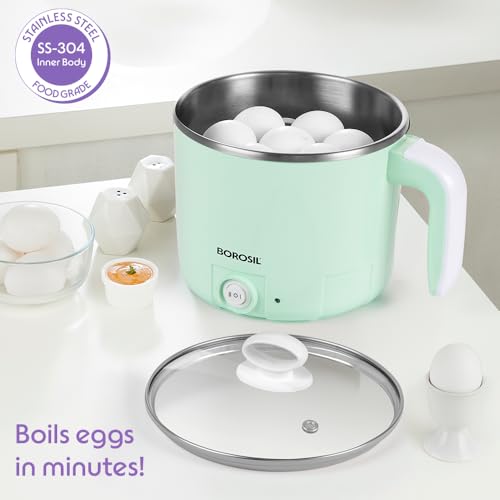 Image 7 of Borosil Klassic Stainless Steel Electric Kettle 1.2 L