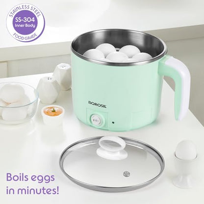 Image 7 of Borosil Klassic Stainless Steel Electric Kettle 1.2 L