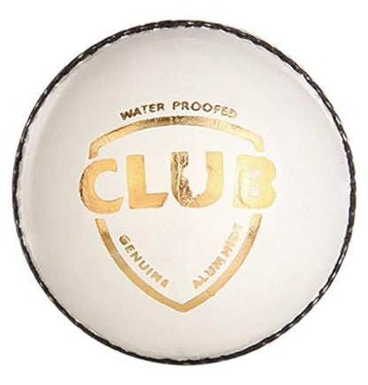 Image 3 of SG Club Leather Cricket Ball, Pack of 6 (White) Standard Size