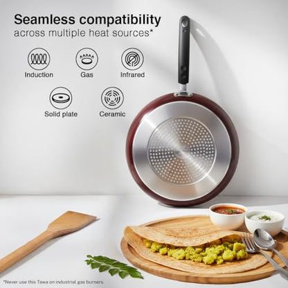 Image 5 of Prestige Omega Deluxe Omni Tawa 280 mm