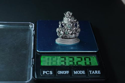 Image 6 of Dista Silvers Antique Ganesh Idol with Out Frame 33.20G