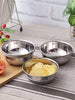 Image 1 of Default Title for the product neelam Stainless Steel 6, 22 Gauge Diamond Prem 250 ml Vati Set of 4