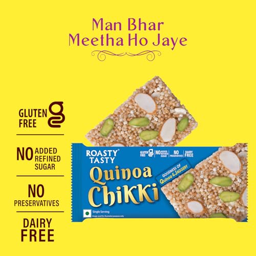 Image 6 of Roasty Tasty Quinoa Chikki Pack of 2 20 Pcs 15g each