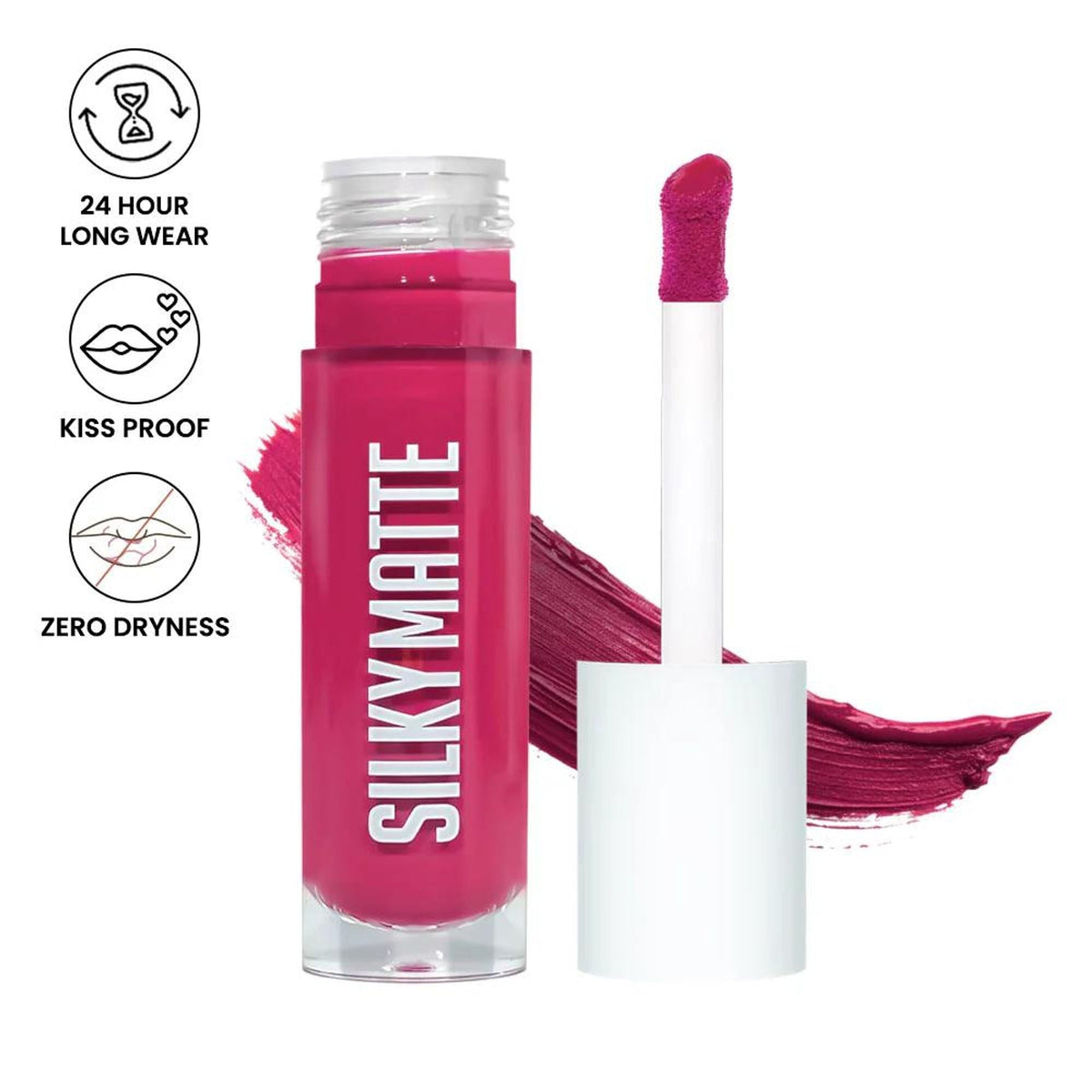Image 1 of 8 ml for the product Shopaarel Silky Matte Gloss Liquid Lipstick - Mood-02