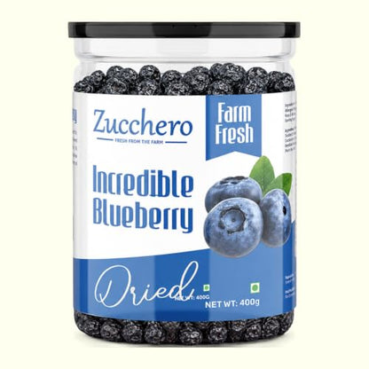 Image 1 of Default Title for the product Zucchero Dried Blueberry, Jumbo whole, 400 grams