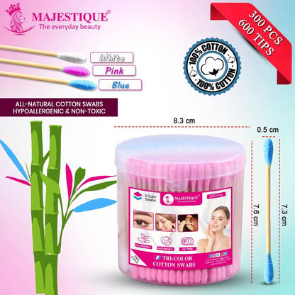 Image 2 of Majestique Tri-Color Cotton Swabs