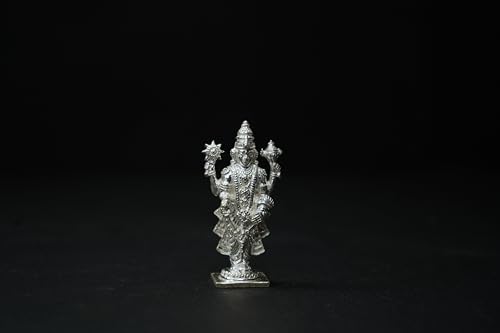 Image 1 of Default Title for the product Dista Silvers Venkateswara Swamy Idol 54.08 Grams