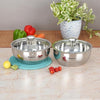 Image 1 of Default Title for the product Sumeet Stainless Steel Insulated Gravy & Sabji Casserole Set 1L Each 2-Piece