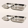 Image 1 of Pack of 2 for the product Spillbox Stainless Steel Plate