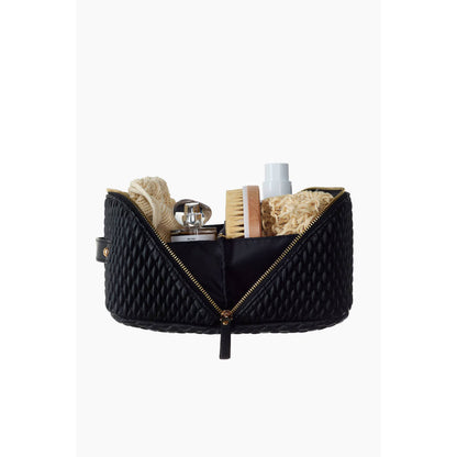 Image 5 of H&M Quilted Boxy Wash Bag - Black