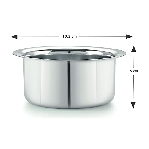 Image 6 of neelam Stainless Steel Flat Bottom Tope 550ml