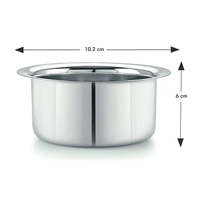 Image 6 of neelam Stainless Steel Flat Bottom Tope 550ml