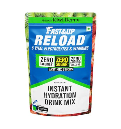 Image 3 of Kiwi Berry / Pack of 5 for the product Fast&Up Reload Electrolytes Powder Sachets