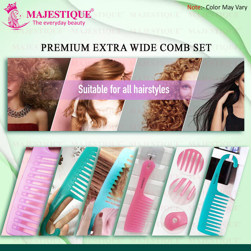 Image 5 of Majestique Premium Extra Wide Comb Set