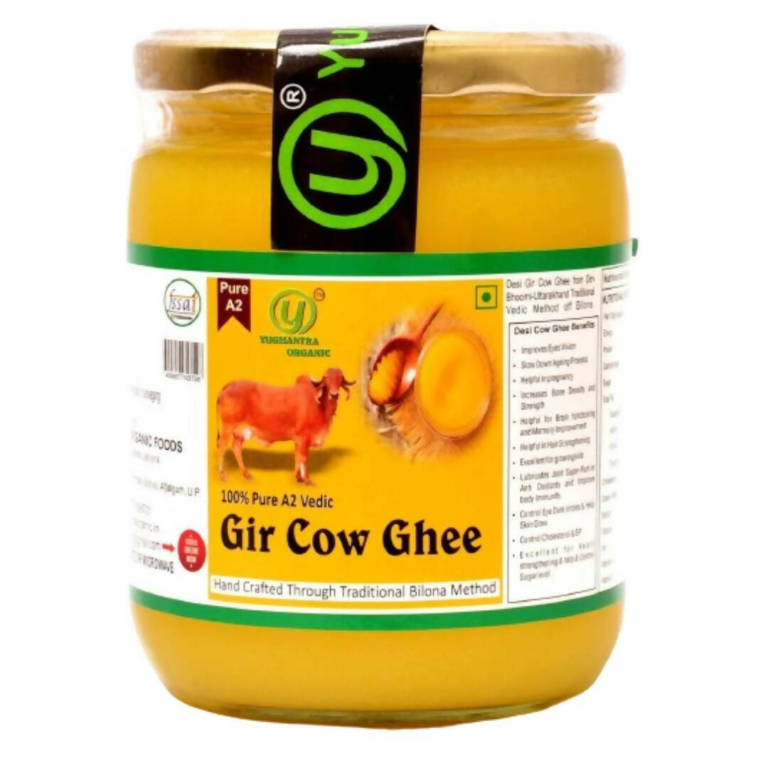 Image 1 of Yugmantra Organic A2 Gir Cow Ghee | Traditional Vedic Bilona Method | Handmade Curd Churned | Pure A2 Cow Ghee, Natural & Healthy