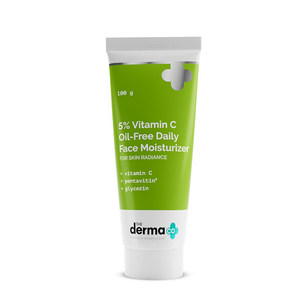Image 1 of The Derma Co 5% Vitamin C Oil-Free Daily Face Moisturizer For Skin Radiance