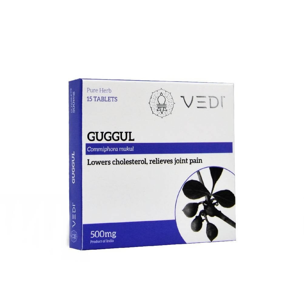 Image 1 of 15 Tablets for the product Vedi Herbals Guggul Tablets
