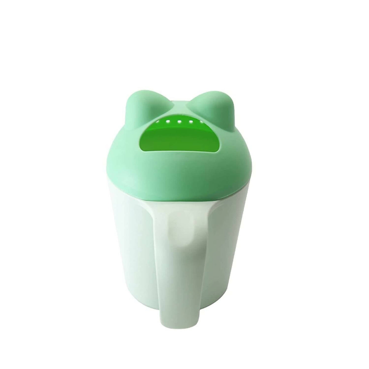 Image 2 of Safe-O-Kid Hair Washing Mug, Baby Shampoo Cup, Baby Shower, Baby Bath Rainer, Green