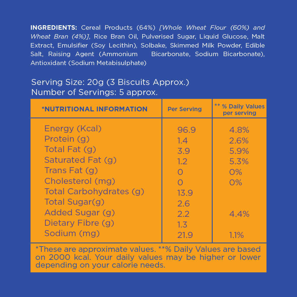 Image 6 of Open Secret Healthy Digestive Biscuit - 0% Maida, 0% Palm Oil, High Fibre - Goodness of Atta | Guilt Free