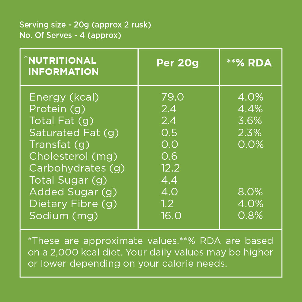 Image 8 of Open Secret High Protein Rusk - Elaichi