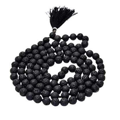 Image 1 of Default Title for the product Jwala Mukhi- Lava stone Mala- Jwalamukhi Mala- Beads Mala