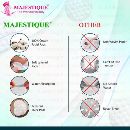 Image 4 of Majestique Premium Make-Up Removal Round Cotton Pads