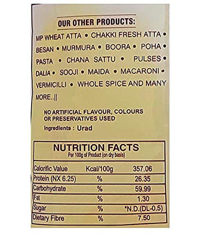 Image 4 of Deepak Urad Dal Atta | Gluten Free Black Gram Flour | High Protein & Fiber | For Dosa, Idli, Papad & Vada