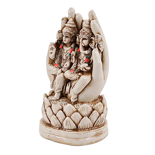 Image 7 of TIED RIBBONS Decorative Lakshmi Laxmi Ganesh Murti Idol Statue Showpiece 15 cm x 9 cm