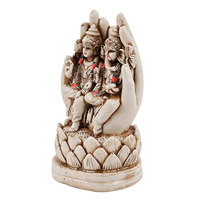 Image 7 of TIED RIBBONS Decorative Lakshmi Laxmi Ganesh Murti Idol Statue Showpiece 15 cm x 9 cm
