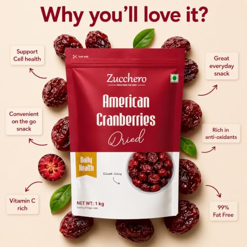 Image 6 of Zucchero Premium Dried Cranberry, 200 gm