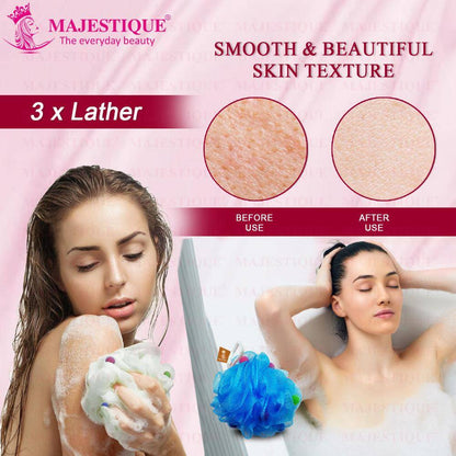 Image 3 of Majestique Premium Large Size Loofas - Pack of 3